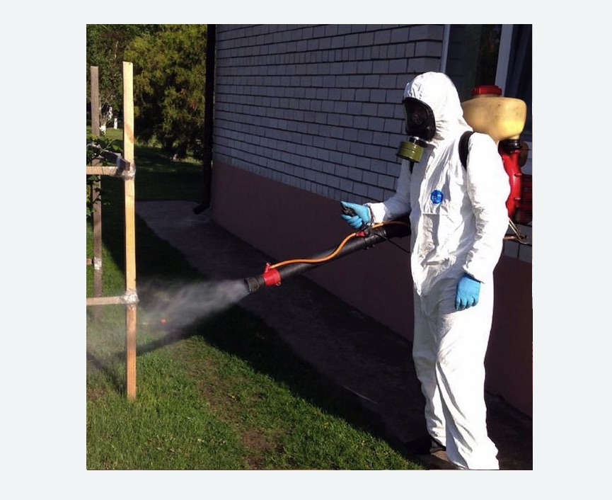 травля клещей на участке в Сасово