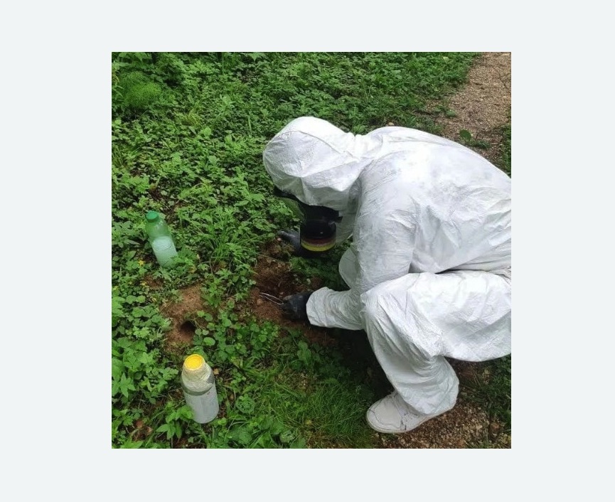 уничтожение кротов на участке в Сасово